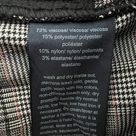 B1 -- NWT multi-color TOMMY HILFIGER stretch plaid flex pants women's size 2 $89 - Picture 7 of 8
